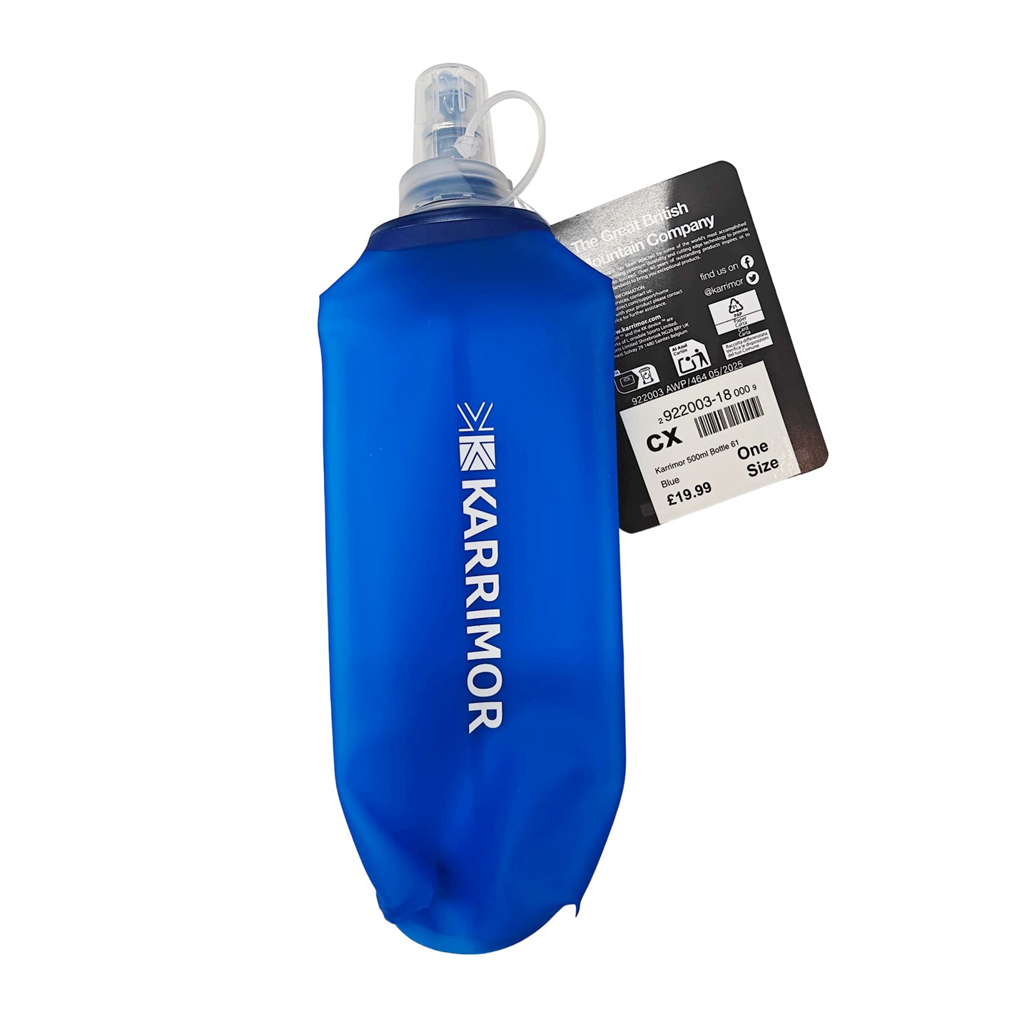 Karrimor 470ml 藍色隨行水壺