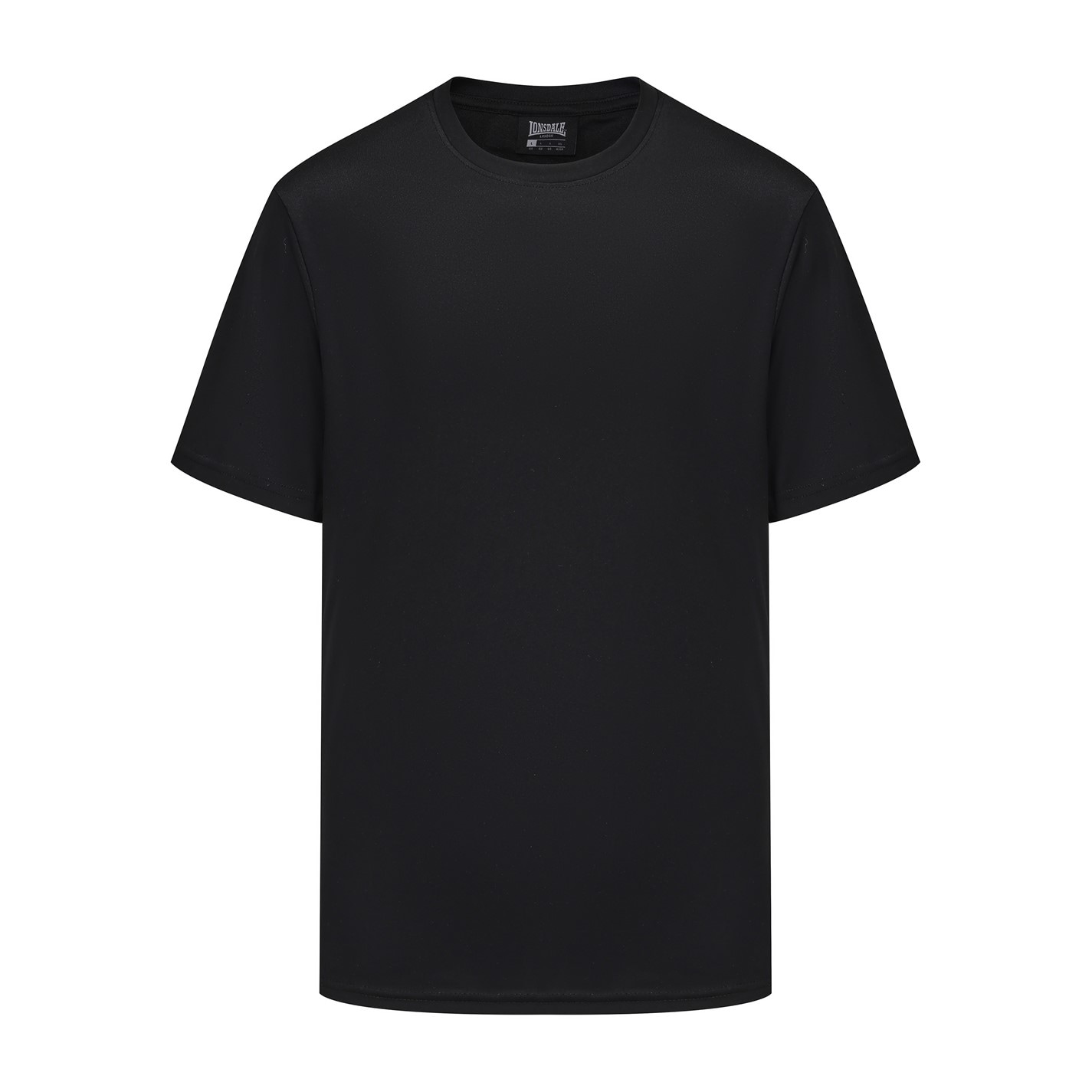 Lonsdale Tech T-Shirts Mens 黑色機能短袖