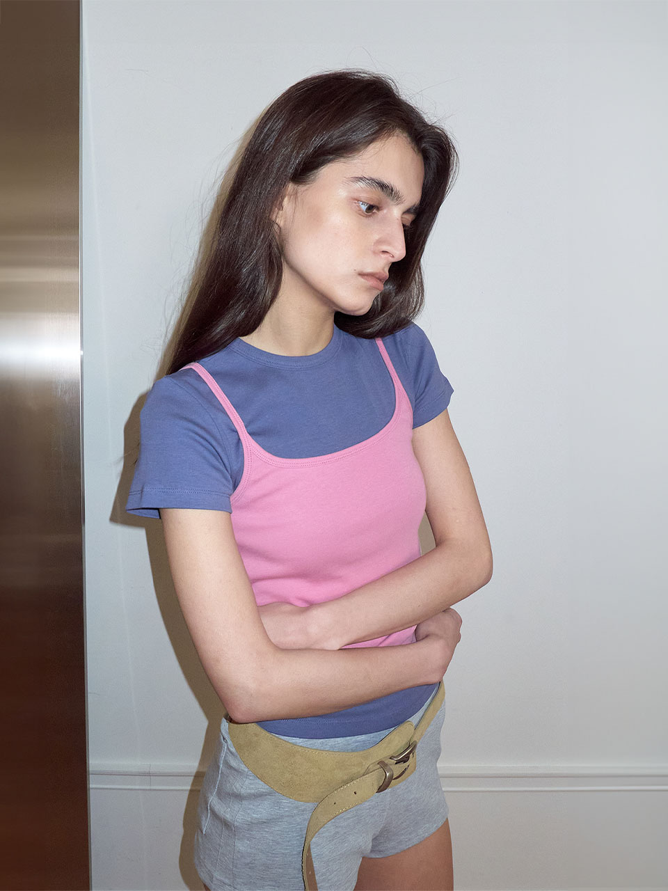 THEPORTA Essential Logo Tee Midnight Purple