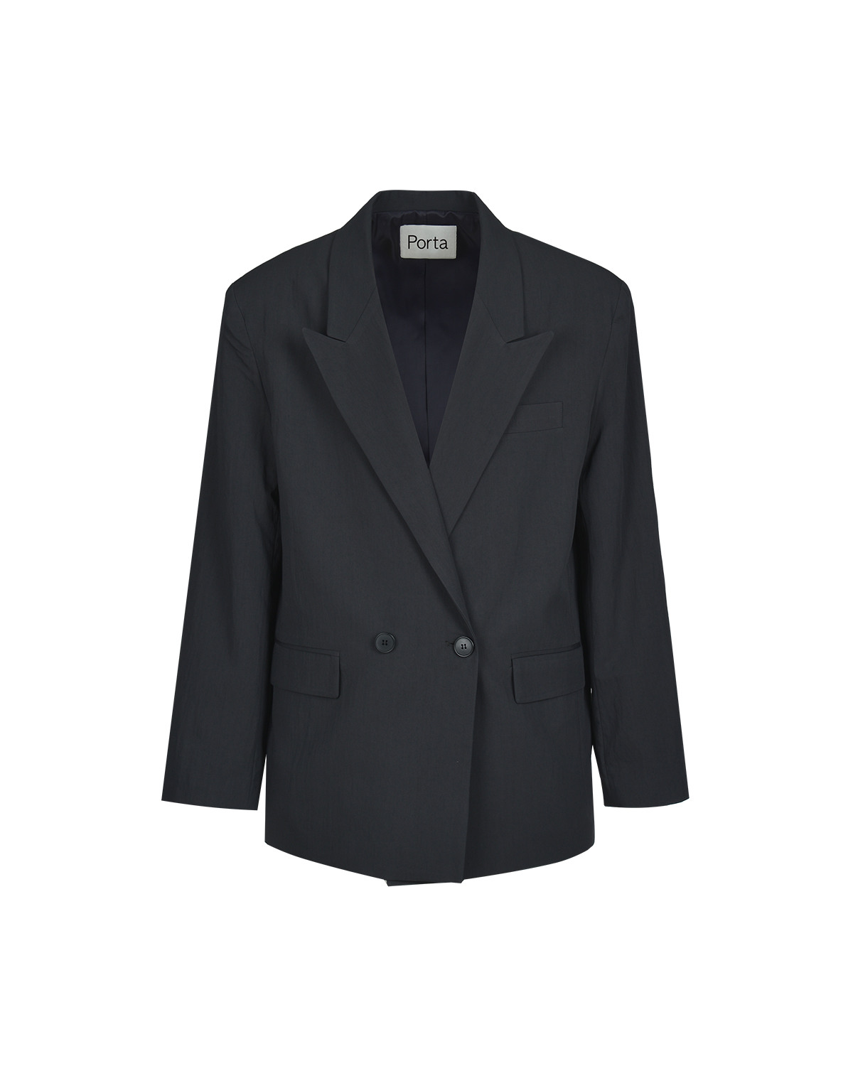 THEPORTA Nylon Standard Over Jacket Charcoal